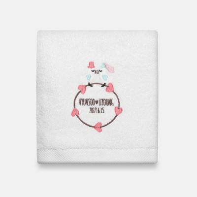 라라리빙 답례품 해피버드리프 주문제작 호텔타올 150g