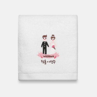 라라리빙 결혼 답례품 낭만웨딩 170g 주문제작 호텔타올