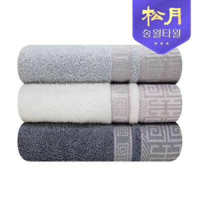 송월 프리미엄 격자타월40 타올 170g