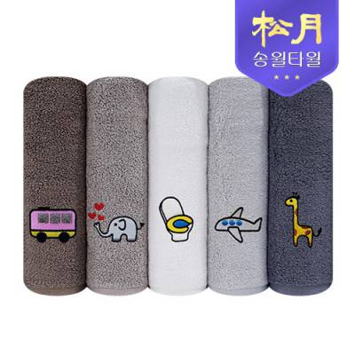송월 캐릭터키즈 타올 150g