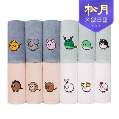 송월 12지신 타올 130g