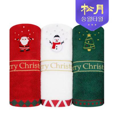 송월타올 메리크리스마스140g 1P