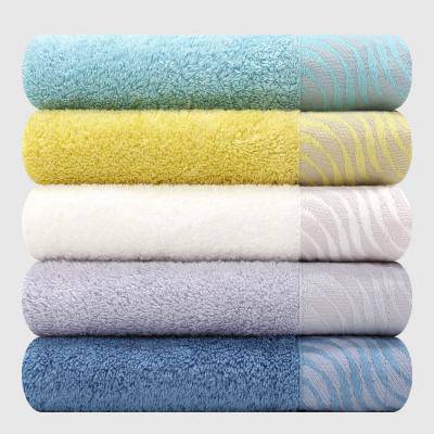 송월타올 샤보렌 물결 160g 뱀부타올 뱀부얀수건 세면타올