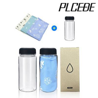 [플씨드] 디자인 패턴 쿨타올 + 보틀350ml 세트