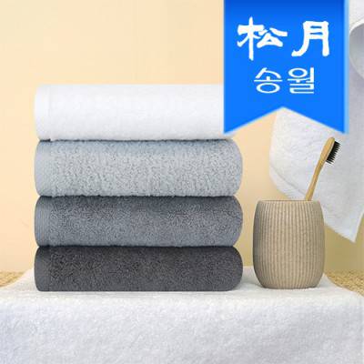 [송월타올] 호텔수건 레이블 그레이라인 170g 40수 기념수건 답례품
