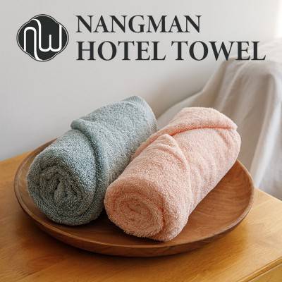 라라퓨어 낭만호텔타올 국내생산 포근한 순면 타올 민트/핑크 150g 수건 타월