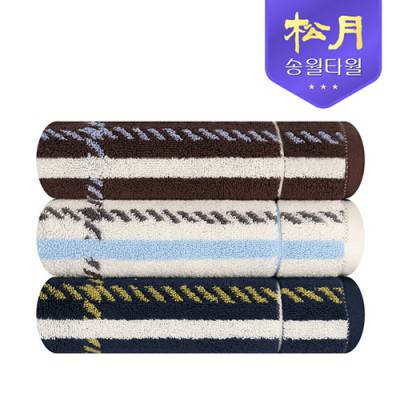 송월타올 카운테스마라 체크40 타올 200g