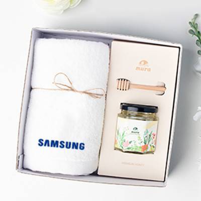 수건 꿀 세트 30수 150g