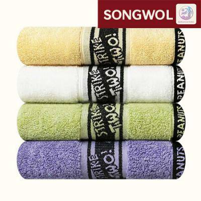송월타올 스누피 플레이 스포츠40 150g 코마사 수건 30수 타월