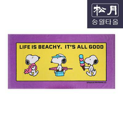 송월스누피라이프50 비치타올 160g