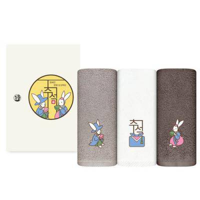 송월 달이별이 복토끼 추석타올 150g 1매