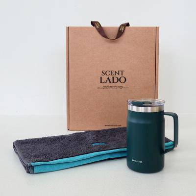 센트라도 B 송월 리오르웨이타올(수건)180g+락앤락 메트로머그컵 600ml 세트